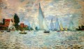 Régate à Argenteuil II Claude Monet